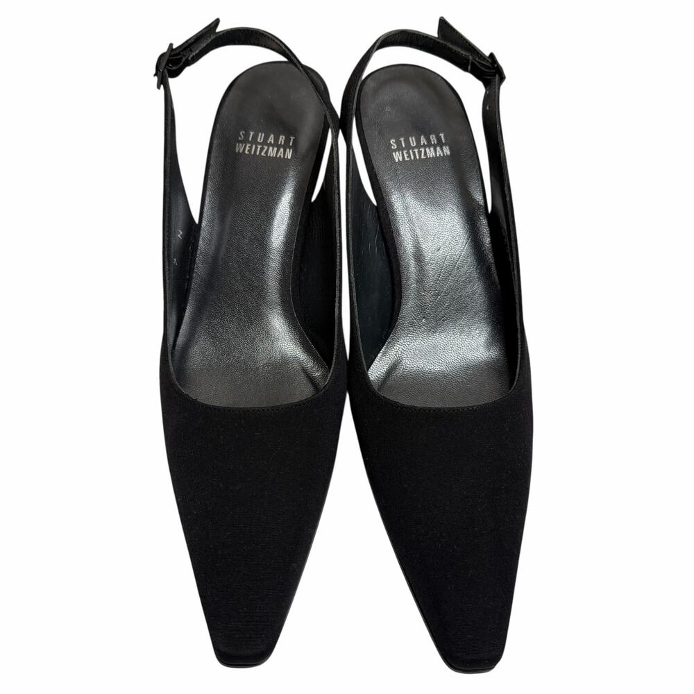 Stuart Weitzman Ideal Black Basic Stretch Micro S… - image 3